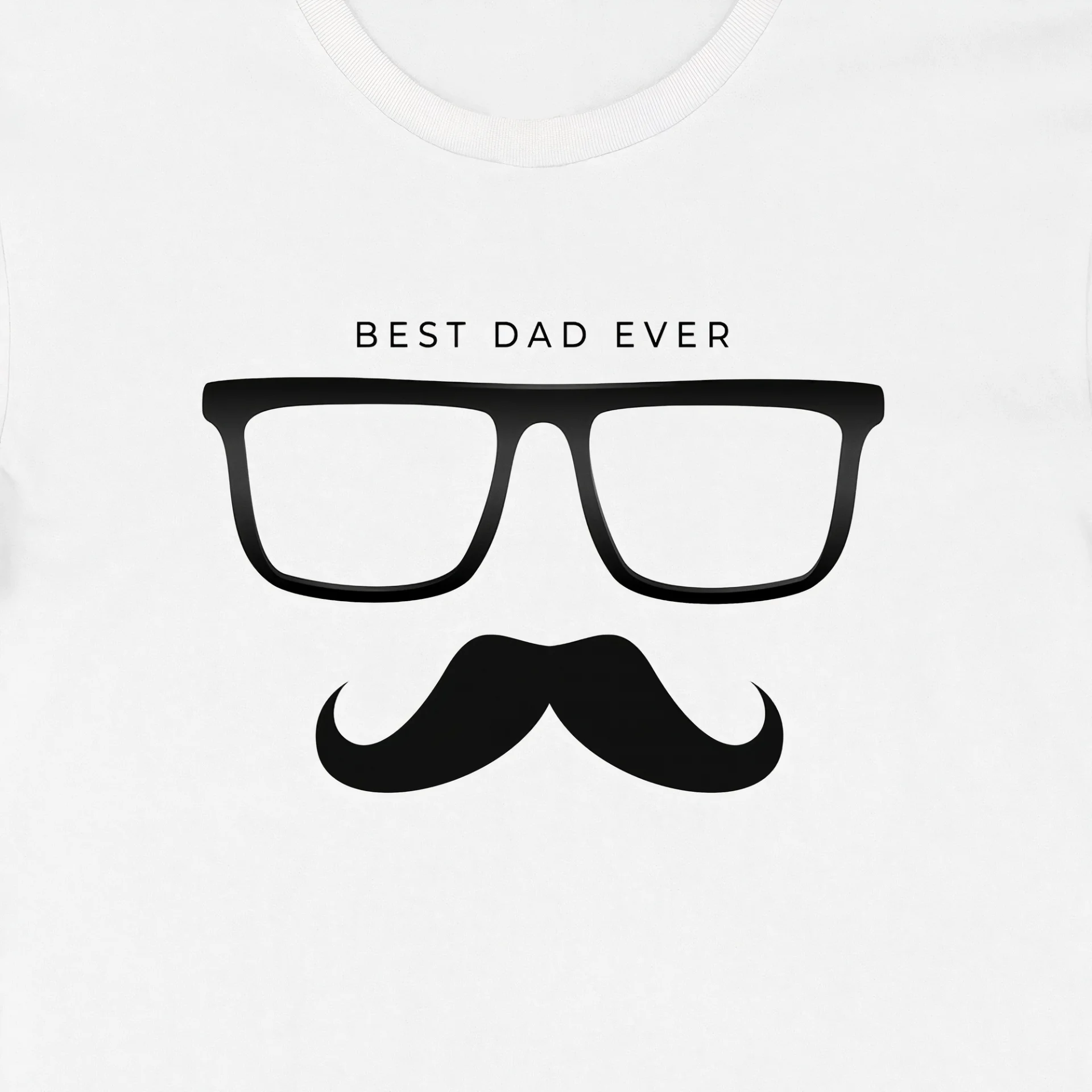 Babalar Günü Hediye Baba Temalı Baskılı Oversize Bisiklet Yaka T-shirt - Beyaz - Görsel 2