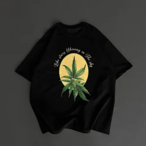 Erkek Baskılı T-Shirt Kısa Kol Bisiklet Yaka Regular Fit Yazlık Tişört - SiyahSiyah