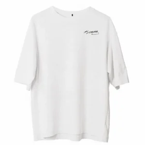 Erkek Kısa Kol Tişört Bisiklet Yaka ATATÜRK Baskılı T-Shirt - Beyaz