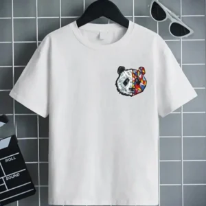 Unisex Çocuk Baskılı T-Shirt - Beyaz