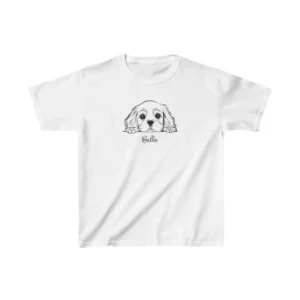 Unisex Çocuk Baskılı T-Shirt - Beyaz