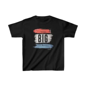Unisex Çocuk Baskılı T-Shirt - Siyah