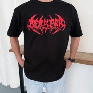 Erkek Kısa Kol Yazlık Tişört Bisiklet Yaka Baskılı Oversize T-Shirt - Siyah