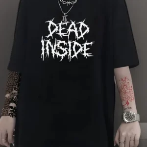 Kadın Oversize T-Shirt - Siyah