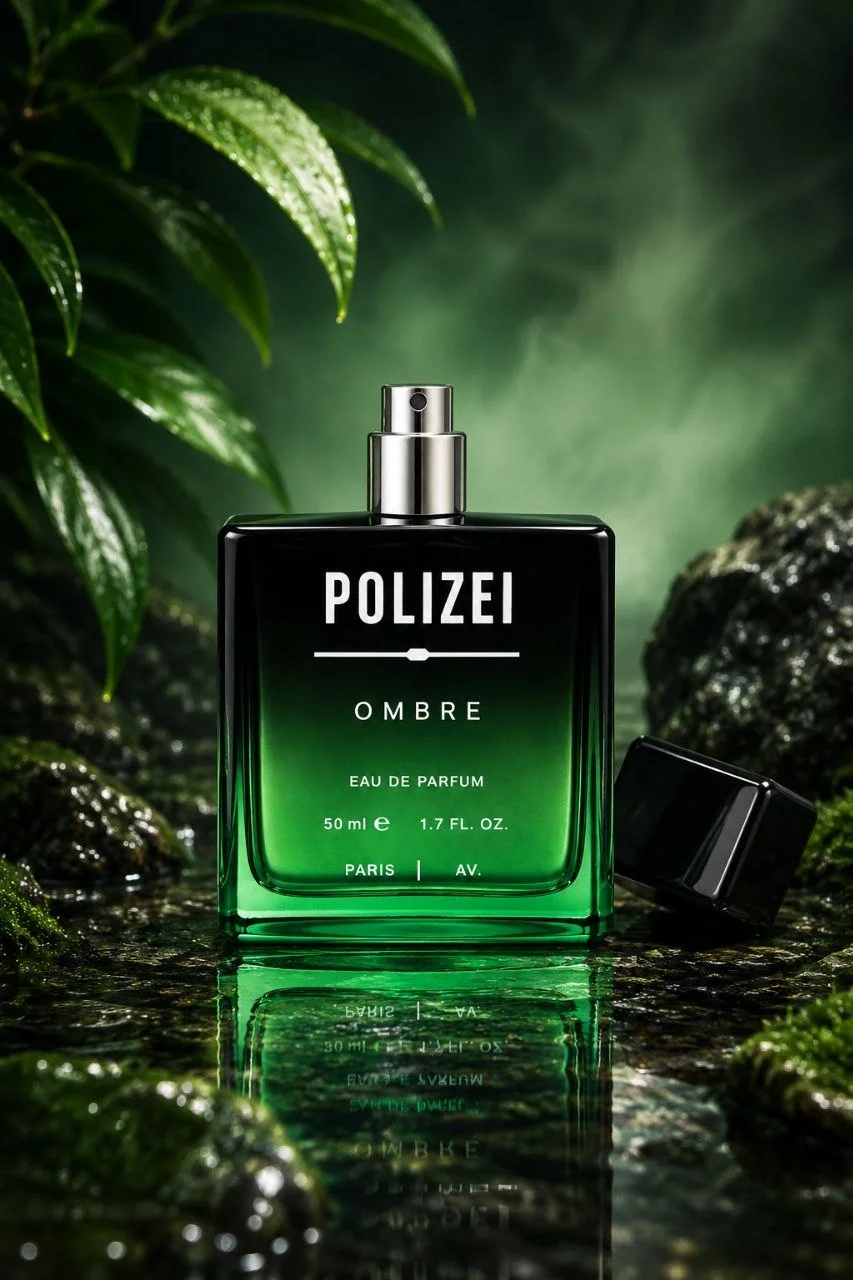 POLIZEI Ombre Erkek Parfüm EDP 50 ml Ferah ve Maskülen Aromatik Koku - Görsel 2