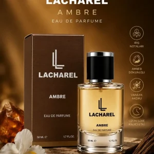 LACHAREL Ambre Eau De Parfum 50 ML Vanilyalı Amber ve Sıcak Baharatlı Parfüm