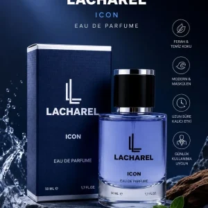 LACHAREL Icon Eau De Parfum 50 ML Ferah Odunsu Amber Maskülen Parfüm